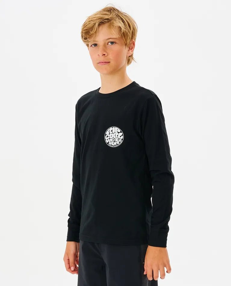 Ripcurl Icons Long Sleeve Rash Vest Boys - Coastal Life Surf Supply CoRIPCURL