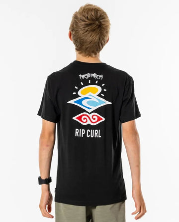Ripcurl Search Icon Tee Boy - Coastal Life Surf Supply CoRIPCURL