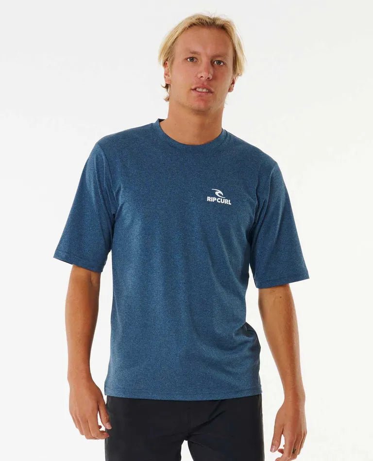 Ripcurl Stack UPF S/S - Navy Marle - Coastal Life Surf Supply CoRIPCURL