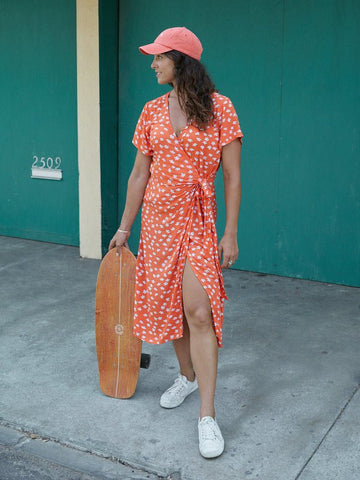 Roxy Indigo Sand Wrap Dress - Coastal Life Surf Supply CoROXY