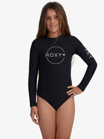 Roxy Long Sleeve Girls Heater Rashie Onesie - Coastal Life Surf Supply CoROXY