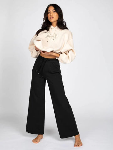 Rusty Script Wide Leg Fleece Pant - Coastal Life Surf Supply CoRUSTY