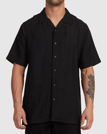 RVCA Black Grounds Shirt - Coastal Life Surf Supply CoRVCA