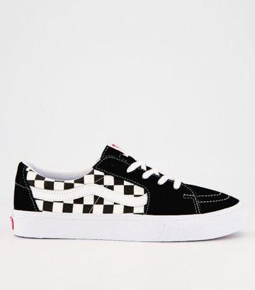 Vans Sk8 Low Canvas Suede Black Checkerboard